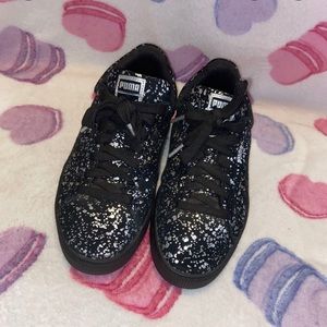 Puma Suede Splatter Metallic